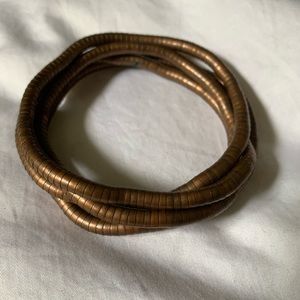 Multi purpose, flexible, metal bracelets/necklace